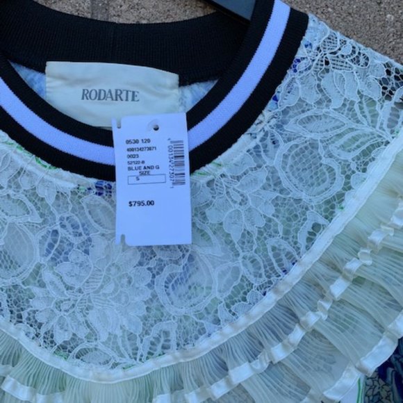 Rodarte Floral Printed Sweatshirt - Size Small - Picture 4 of 7